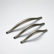 Modern Curved Arch Handle Pulls Zinc Alloy Cupboard Handles (Hole Centers：5"/128mm，6.25"/160mm，7.5"/192mm)