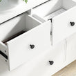 25 Pack 1-1/4 Inch Matte Black Kitchen Cabinet Knobs，Solid Dresser Knobs Drawer Knobs for Cupboard Drawer Pulls