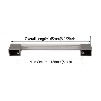 5 Inch(128mm) Hole Centers Brushed Nickel Kitchen Cabinet Handles for Cupboard Drawer Handles Dresser Pulls