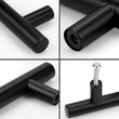 10 Pack 2.75"(70mm) Center to Center Matte Black Stainless Steel Kitchen Drawer Pulls