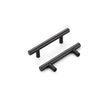 2.75"(70mm) Center to Center Matte Black Stainless Steel Kitchen Cabinet Handles