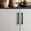 Modern Matte Black Cabinet Pulls，Zinc Alloy Kitchen Cabinet Handles for Kitchen，Livingroom，Bathroom