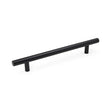 6"(152mm) Center To Center Matte Black Cabinet Pulls (8-1/2" Length，Black)