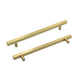 Brushed Brass Cabinet Pulls Gold Cabinet Handles - 8-4/5" Inch (224mm) Hole Centers