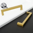 6.25in Cabinet Handles Drawer Pulls，Modern Gold Drawer Pulls Stainless Steel Dresser Drawer Pulls(160mm, Hole Centers)