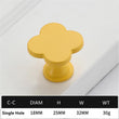 Four Leaf Clover Macarone Cabinet Knobs，1.26 Inch Zinc Alloy Dresser Handles Knobs for Home，Kitchen，Bathroom，Office and More