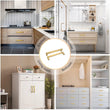 Brushed Brass Drawer Pulls Gold Cabinet Handles for Kitchen, Livingroom, Bathroom
