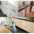 Brushed Nickel Cabinet Pulls，Modern Kitchen Square Cabinet Handles，Stainless Steel Drawer Pulls，Satin Nickel Cabinet Pulls