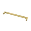10in Brushed Brass Drawer Pulls,Brushed Gold Cabinet Pulls Gold Hardware for Cabinets(256mm, Hole Centers)