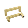 3.75in Cabinet Handles Drawer Pulls,Brushed Brass Cabinet Pulls Gold Drawer Pulls(96mm, Hole Centers)