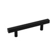 Black Kitchen Cabinet Handles Square Cabinet Drawer Pulls - Stainless Steel Cabinet Handles - Hole Centers(3.5"，3.7.5"，4")