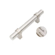 3-1/2"(90mm) Hole Center Cabinet Handles Pulls for Kitchen Stainless Steel Brushed Nickel Drawer Pulls ( 6" Length ）