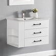 3.75 Inch Matte Black Cabinet Handles for Bathroom, Wardrobe, Bedroom